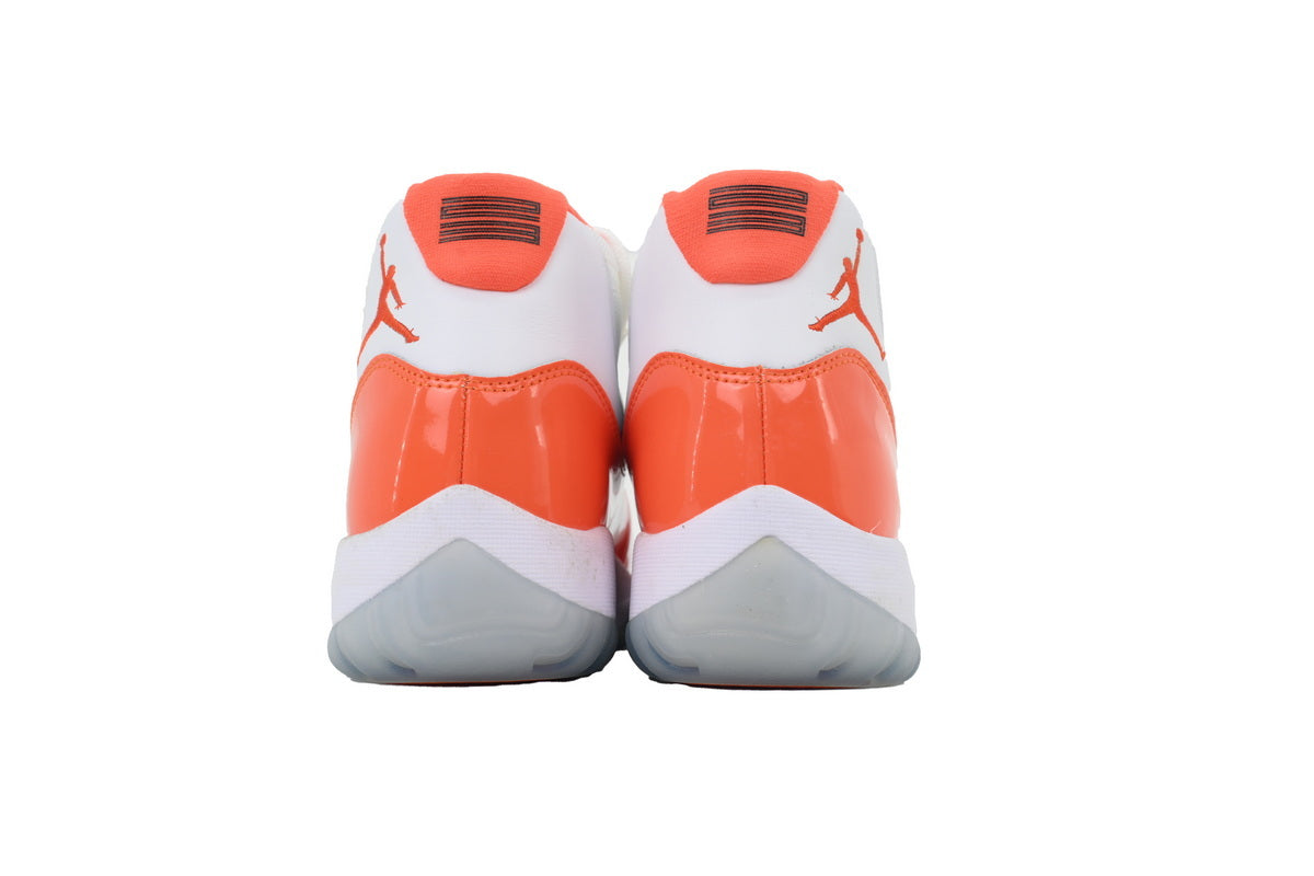 Air Jordan 11 Retro White Orange sneaker product image 3 | Foot Spikes
