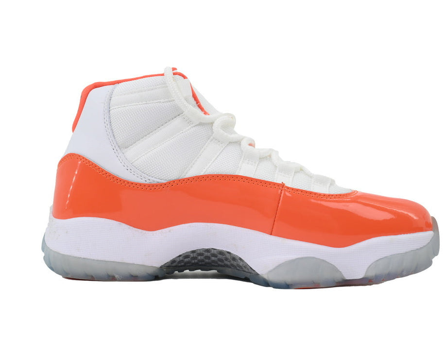 Air Jordan 11 Retro White Orange sneaker product image 4 | Foot Spikes