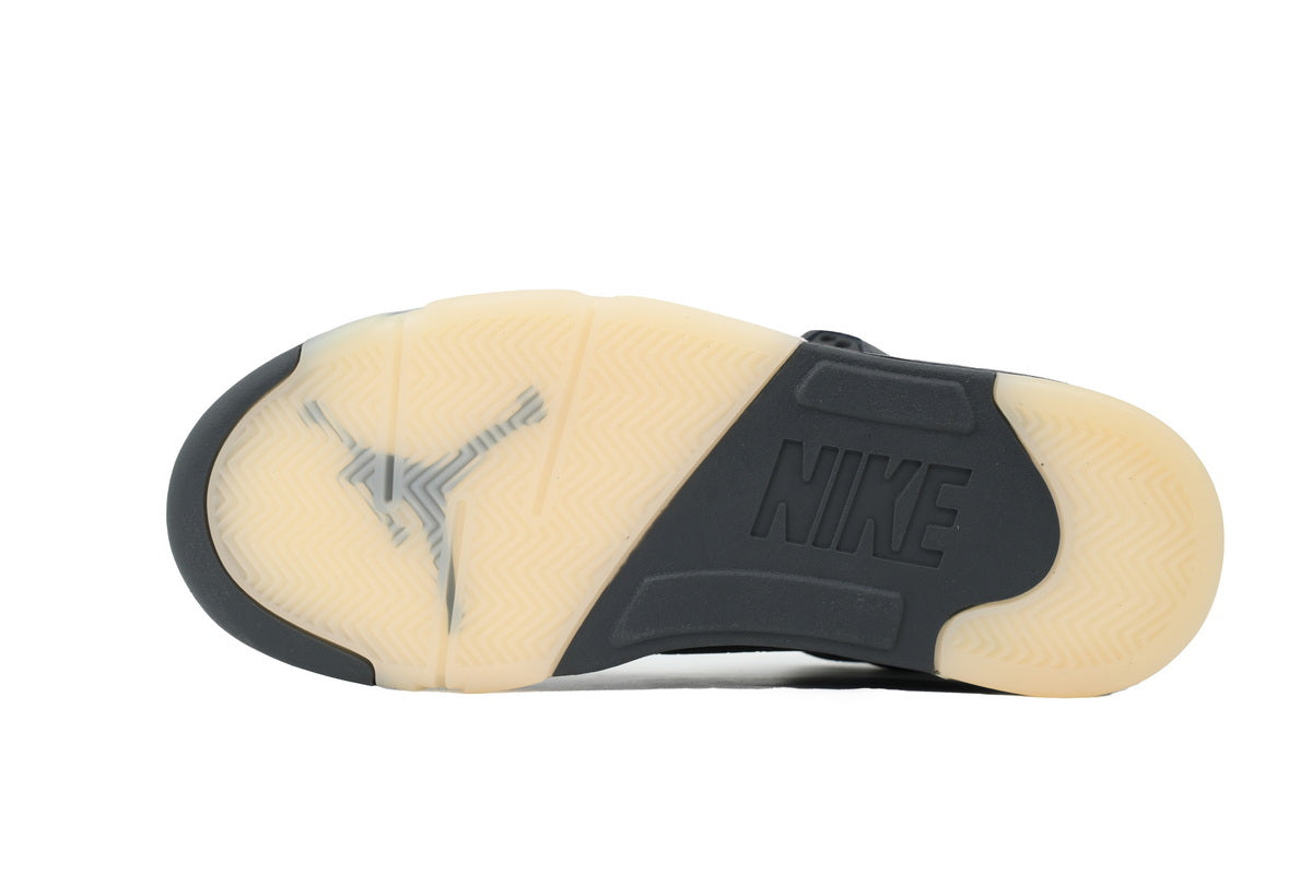 Paris Saint-Germain x Air Jordan 5 Retro 'Off Noir' sneaker product image 4 | Foot Spikes