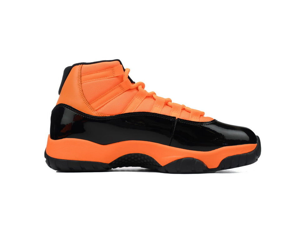 Air Jordan 11 Retro "Black Orange” sneaker product image 4 | Foot Spikes