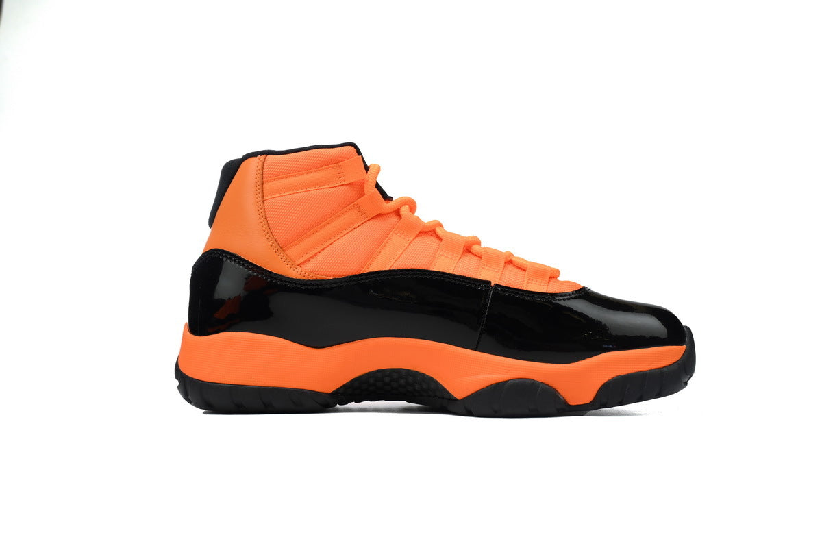 Air Jordan 11 Retro "Black Orange” sneaker product image 4 | Foot Spikes