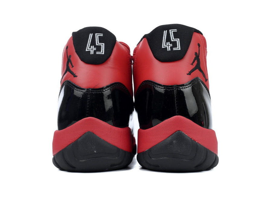 Air Jordan 11 Retro "Black Red” sneaker product image 3 | Foot Spikes