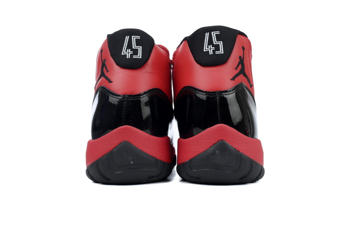 Air Jordan 11 Retro "Black Red” sneaker product image 3 | Foot Spikes