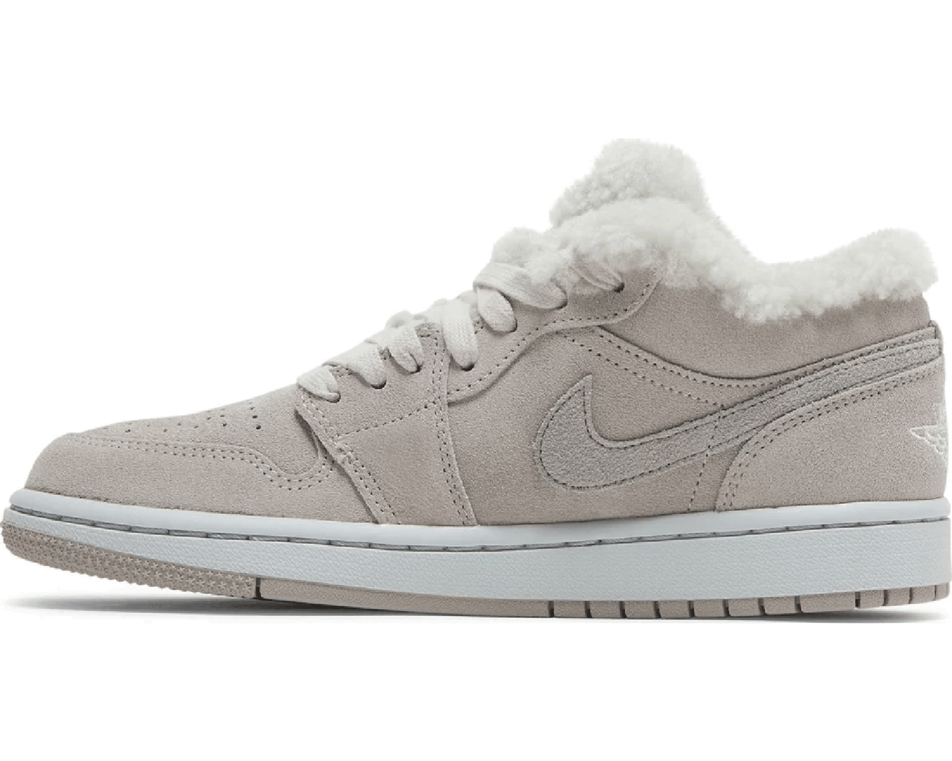 Wmns Air Jordan 1 Low SE 'Sherpa Fleece' sneaker product image 1 | Foot Spikes