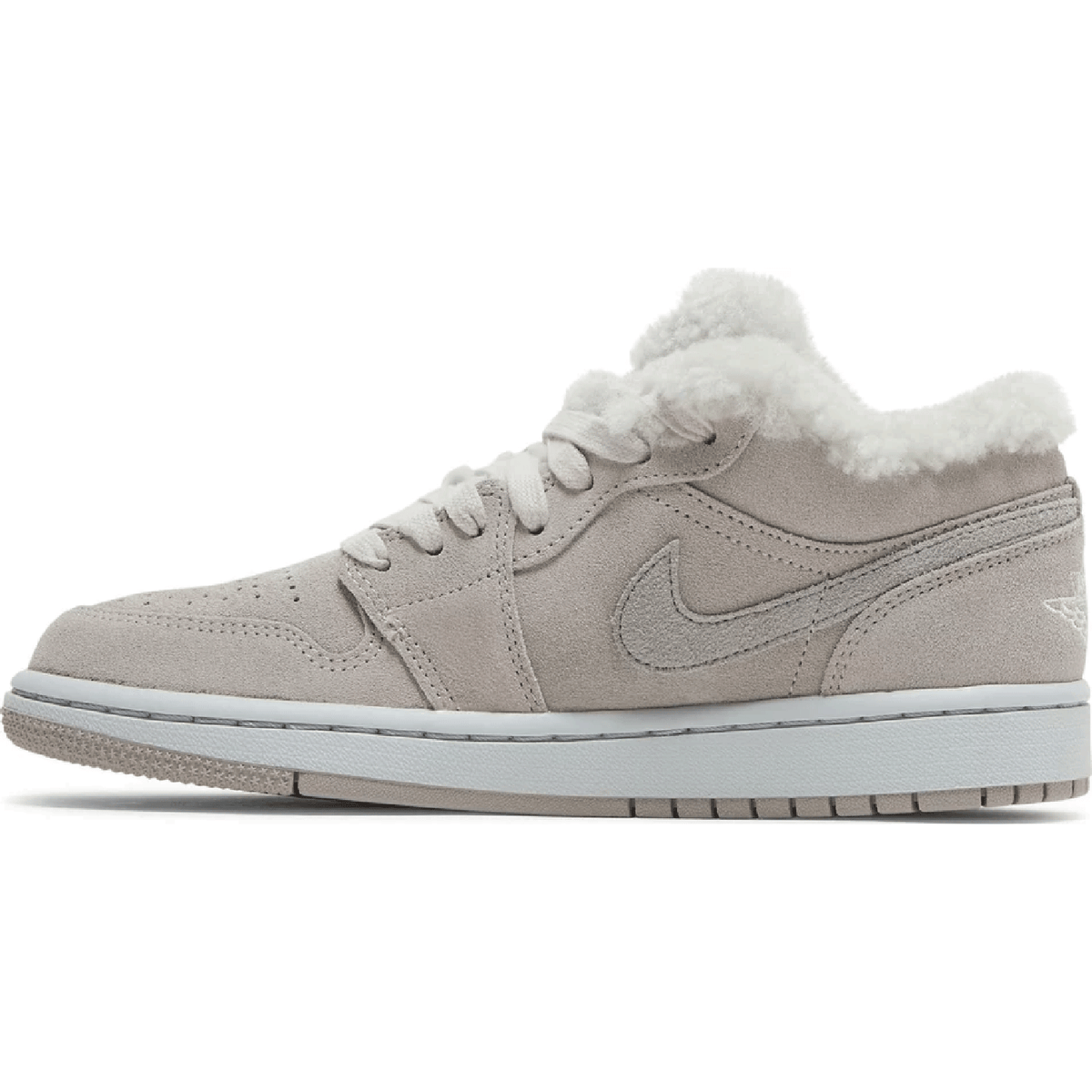 Wmns Air Jordan 1 Low SE 'Sherpa Fleece' sneaker product image 1 | Foot Spikes