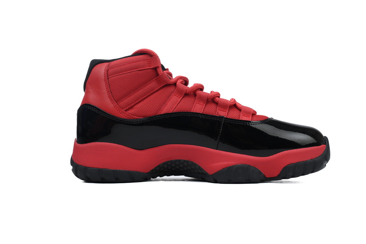 Air Jordan 11 Retro "Black Red” sneaker product image 4 | Foot Spikes