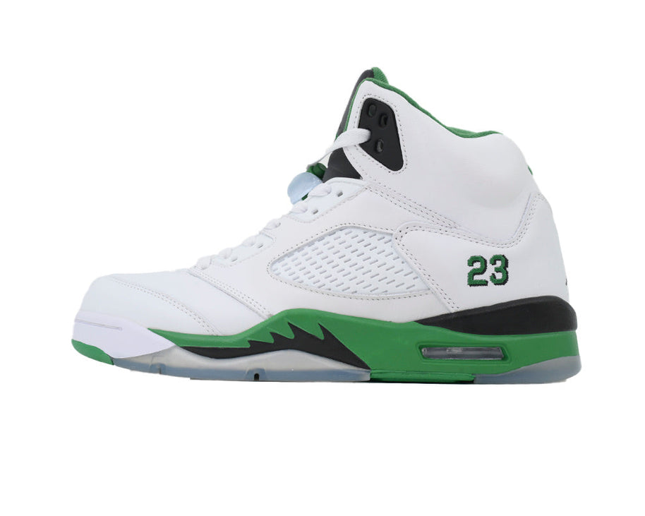 Wmns Air Jordan 5 Retro 'Lucky Green' sneaker product image 1 | Foot Spikes