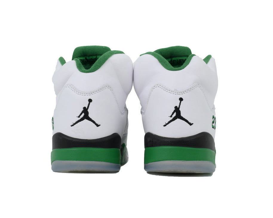 Wmns Air Jordan 5 Retro 'Lucky Green' sneaker product image 3 | Foot Spikes