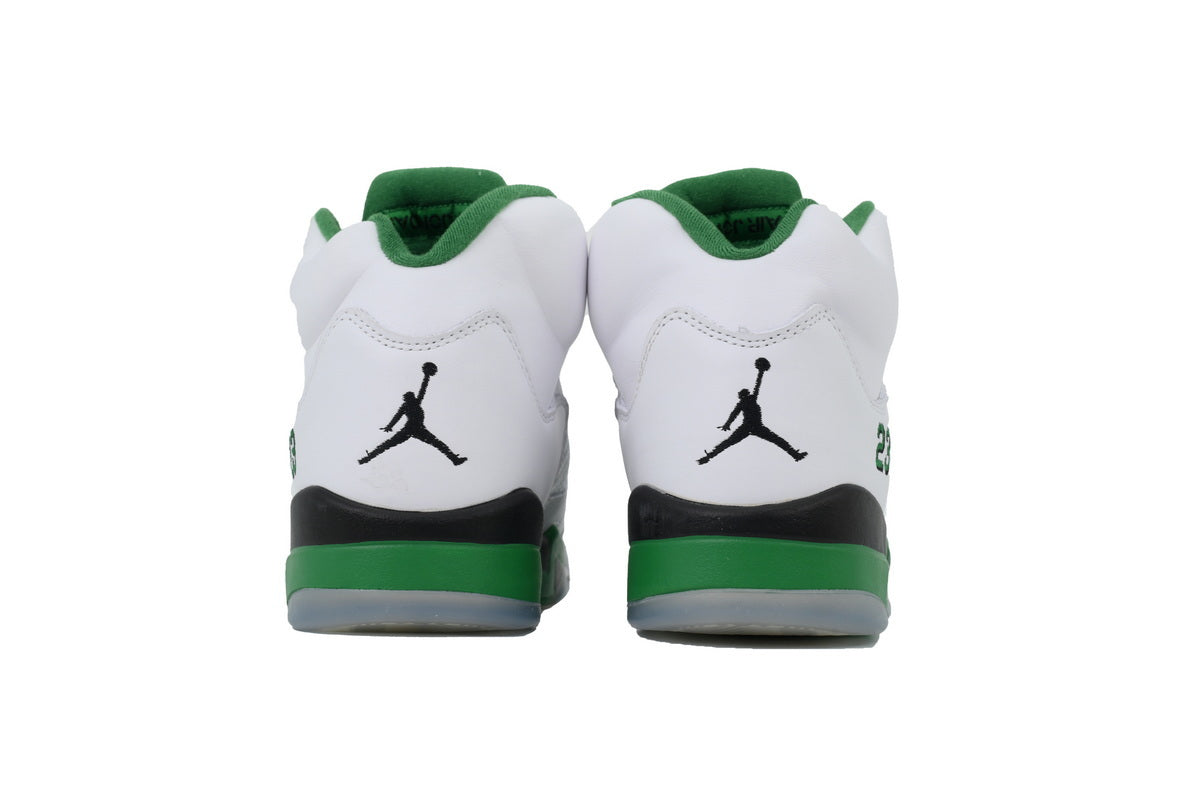 Wmns Air Jordan 5 Retro 'Lucky Green' sneaker product image 3 | Foot Spikes