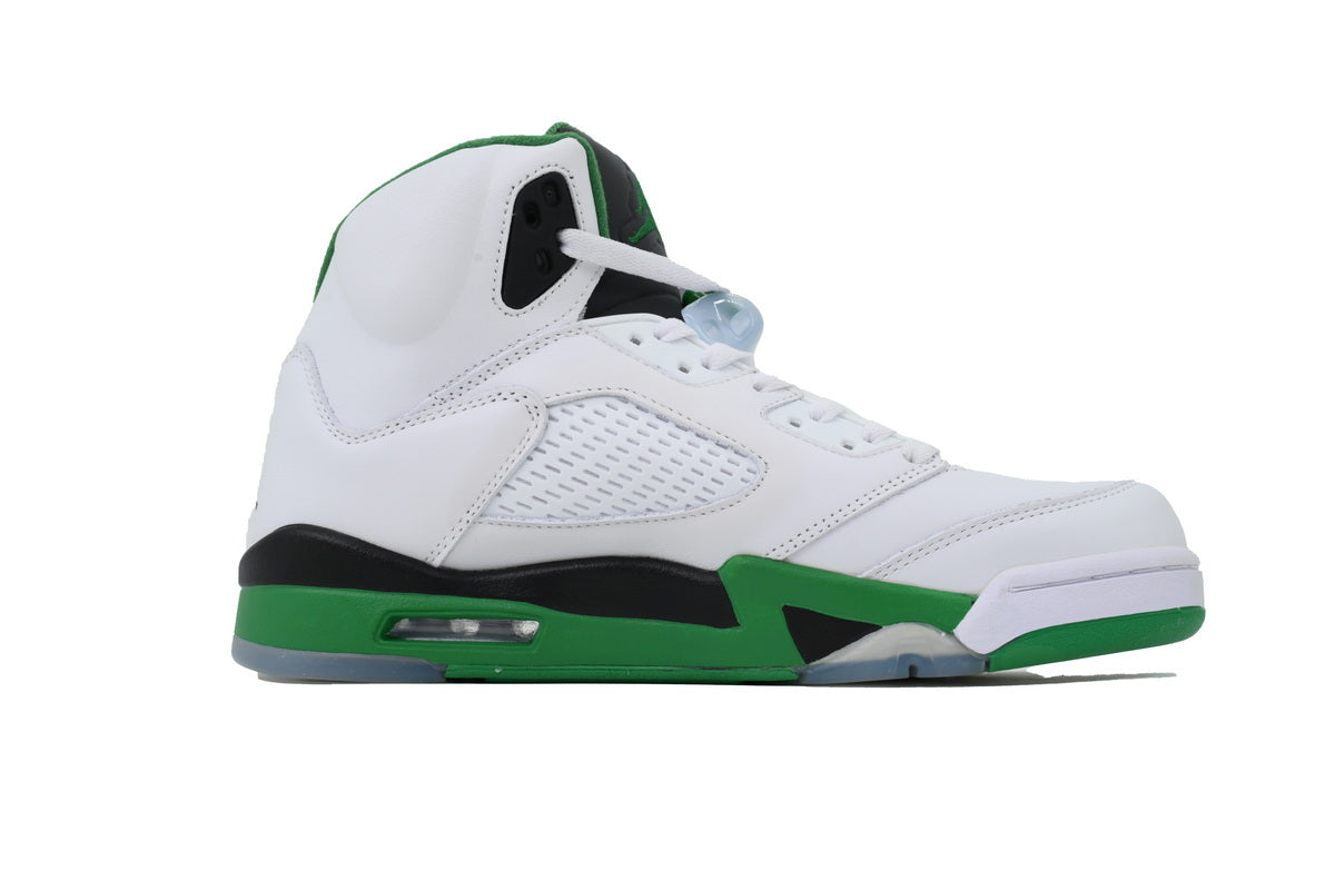 Wmns Air Jordan 5 Retro 'Lucky Green' sneaker product image 4 | Foot Spikes
