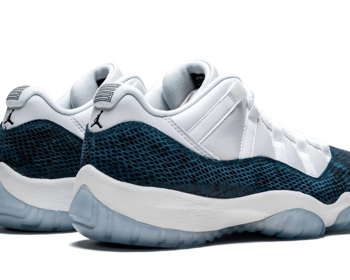 Air Jordan 11 Retro Low LE "Blue Snakeskin" sneaker product image 4 | Foot Spikes