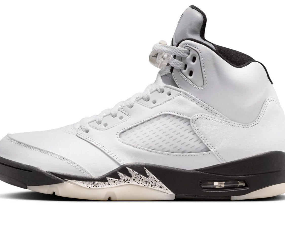 Air Jordan 5 "White/Black" sneaker product image 1 | Foot Spikes