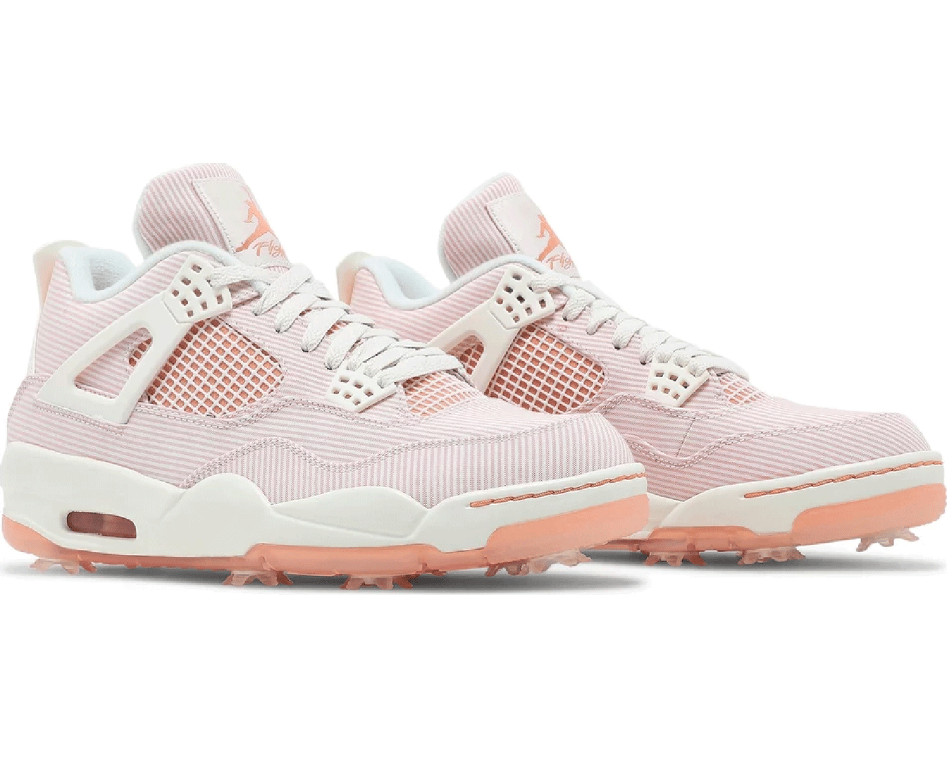 Air Jordan 4 Golf NRG 'Seersucker' sneaker product image 3 | Foot Spikes