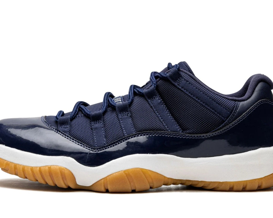 Air Jordan 11 Retro Low "Navy/Gum" sneaker product image 1 | Foot Spikes