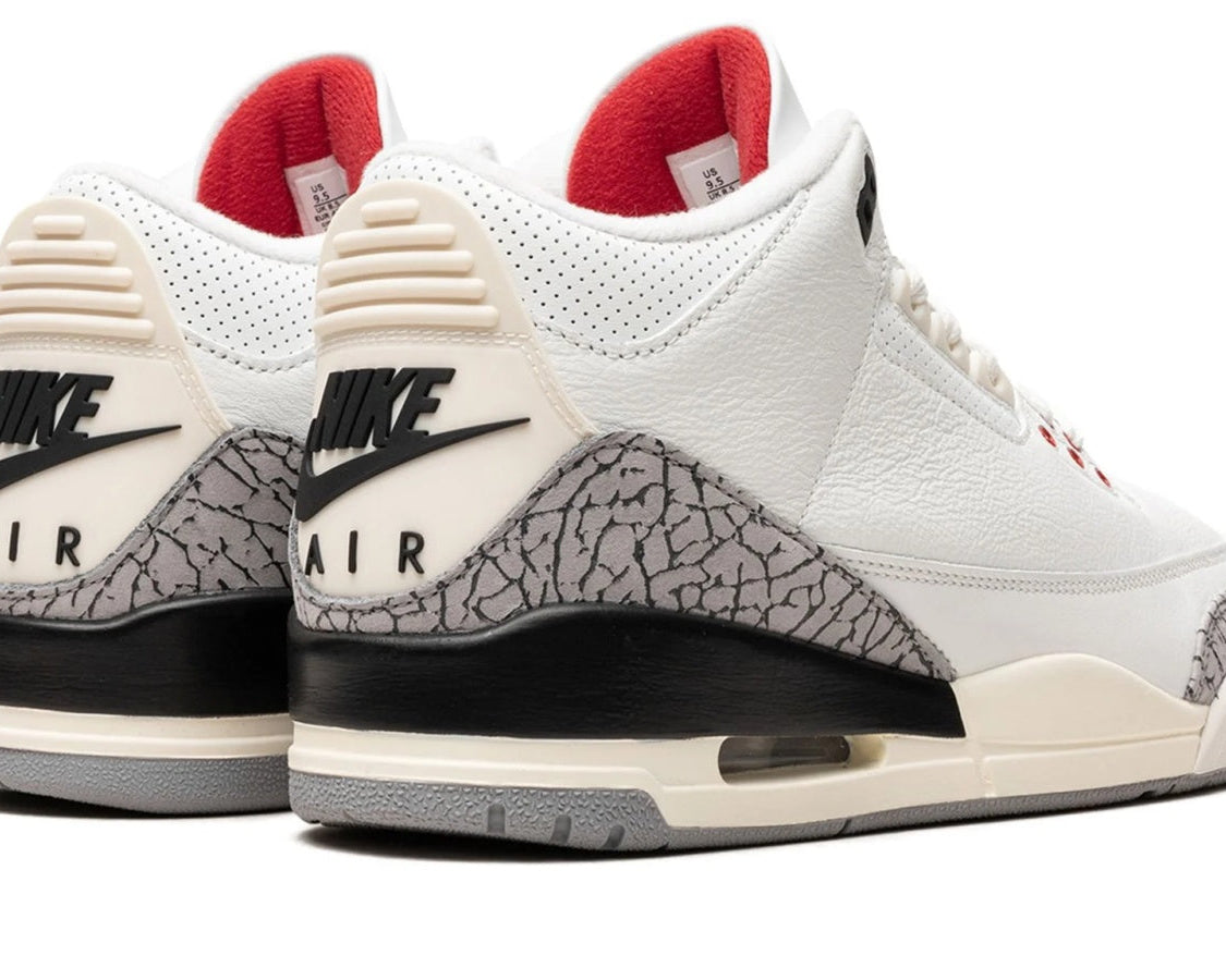 Air Jordan 3 "White Cement Reimagined 2023" sneaker product image 4 | Foot Spikes