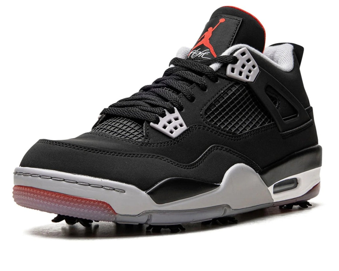 Air Jordan 4 Golf "Bred" sneaker product image 3 | Foot Spikes