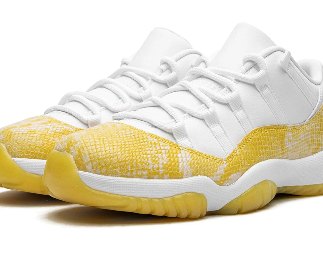 AIR JORDAN 11 LO WMNS "Yellow Snakeskin" sneaker product image 2 | Foot Spikes