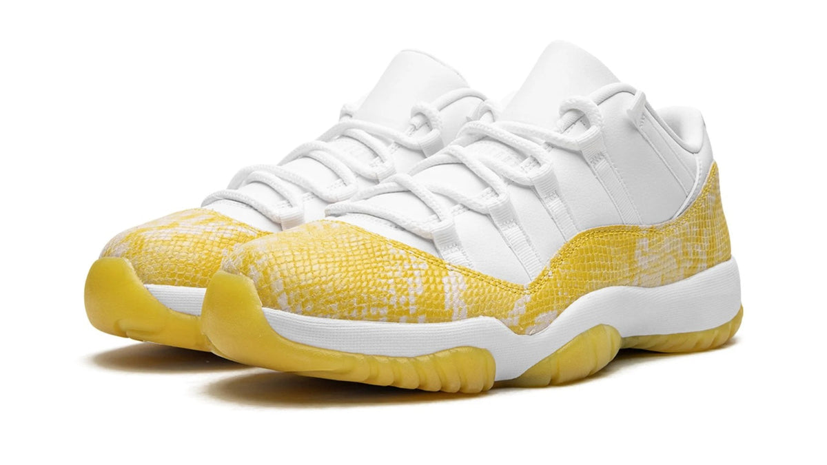 AIR JORDAN 11 LO WMNS "Yellow Snakeskin" sneaker product image 2 | Foot Spikes