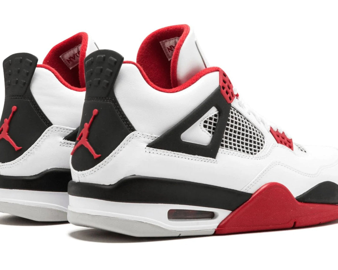 Air Jordan 4 Retro "Fire Red" sneaker product image 4 | Foot Spikes