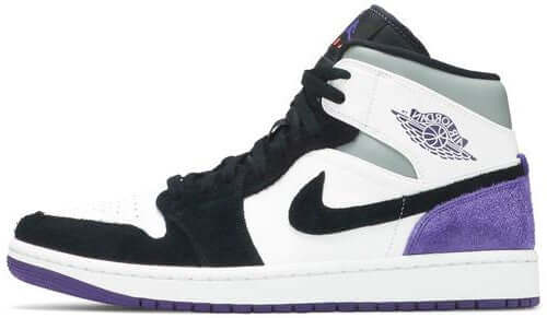 Air Jordan 1 Mid SE Purple sneaker product image 8 | Foot Spikes
