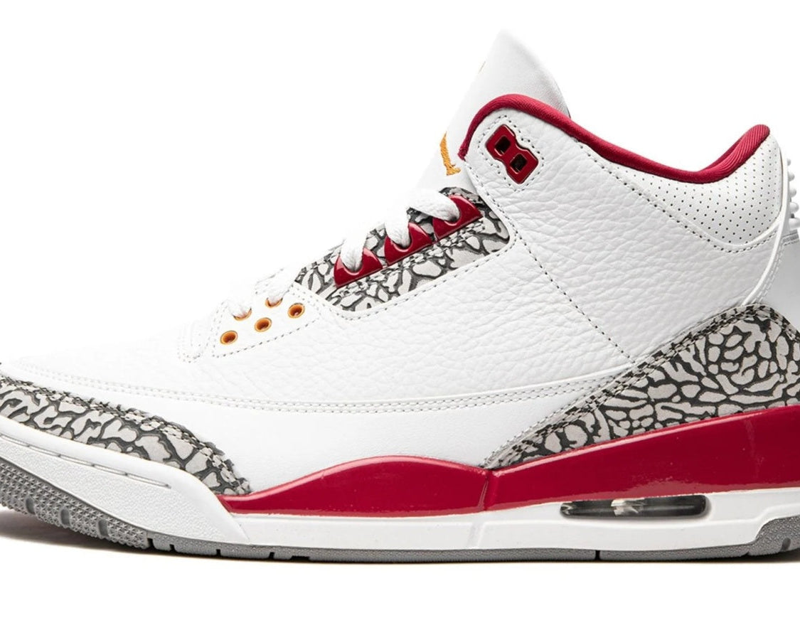 Air Jordan 3 "Cardinal" sneaker product image 1 | Foot Spikes