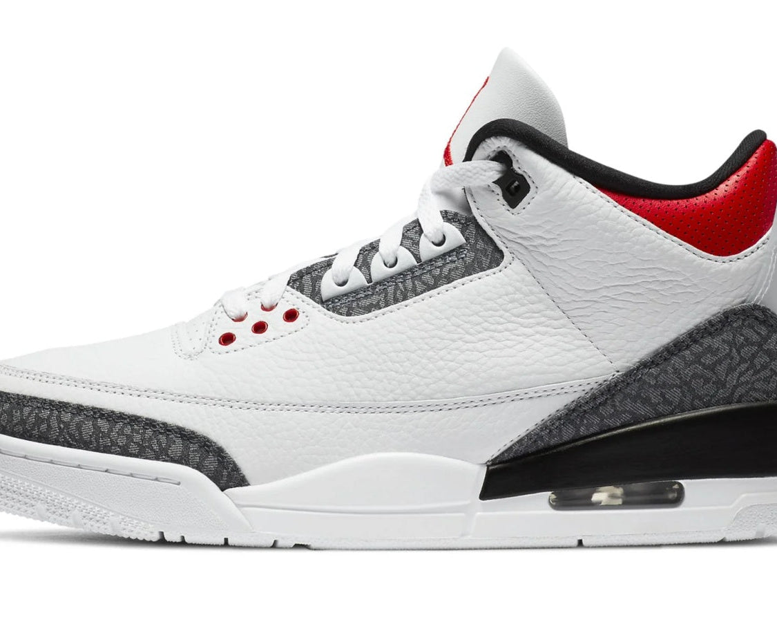 Air Jordan 3 Retro SE-T Denim "Japan Exclusive - Fire Red" sneaker product image 1 | Foot Spikes