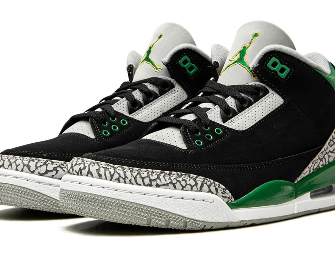 Air Jordan 3 Retro "Pine Green" sneaker product image 2 | Foot Spikes