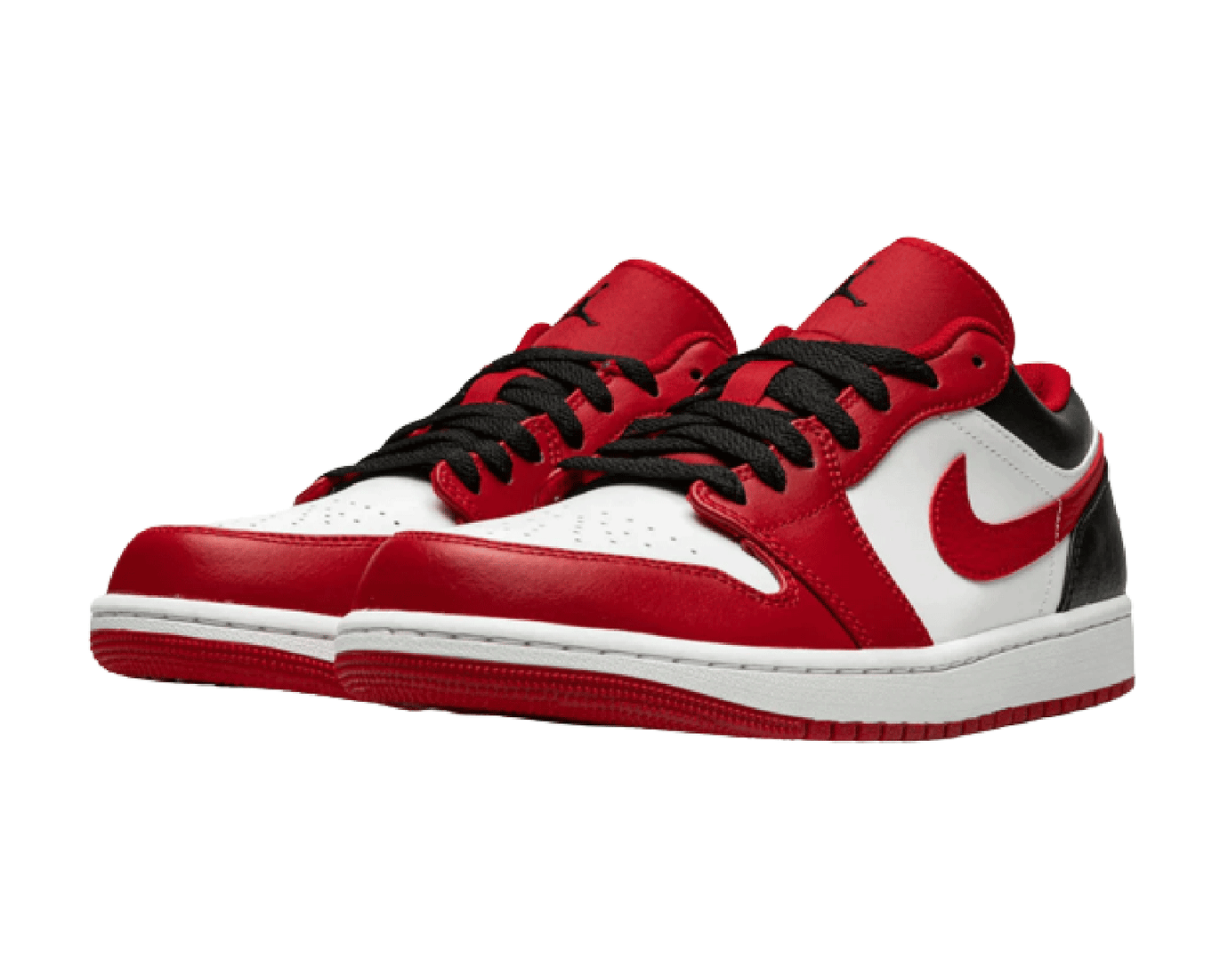 AIR JORDAN 1 LOW REVERSE BLACK TOE BULLS sneaker product image 2 | Foot Spikes