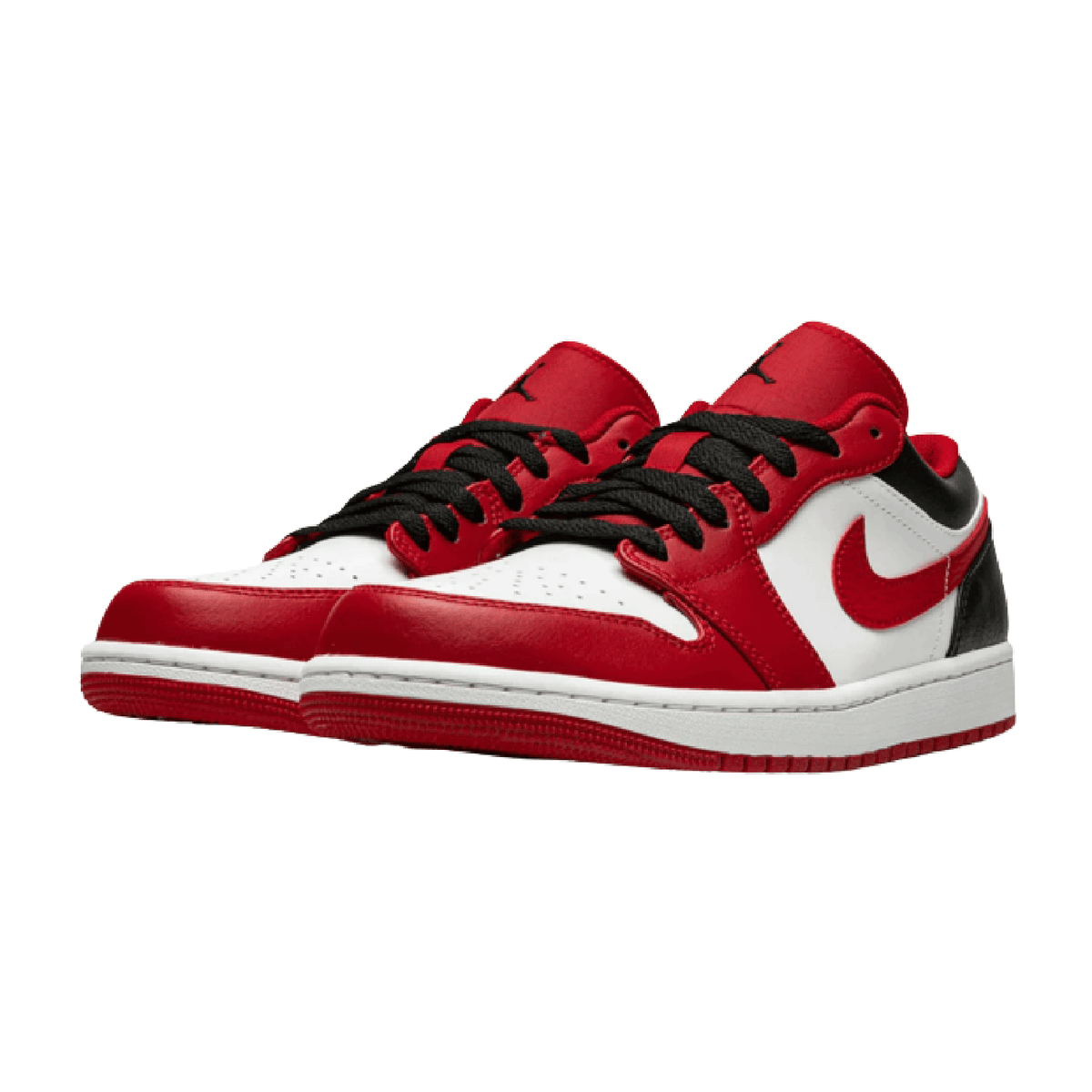 AIR JORDAN 1 LOW REVERSE BLACK TOE BULLS sneaker product image 2 | Foot Spikes