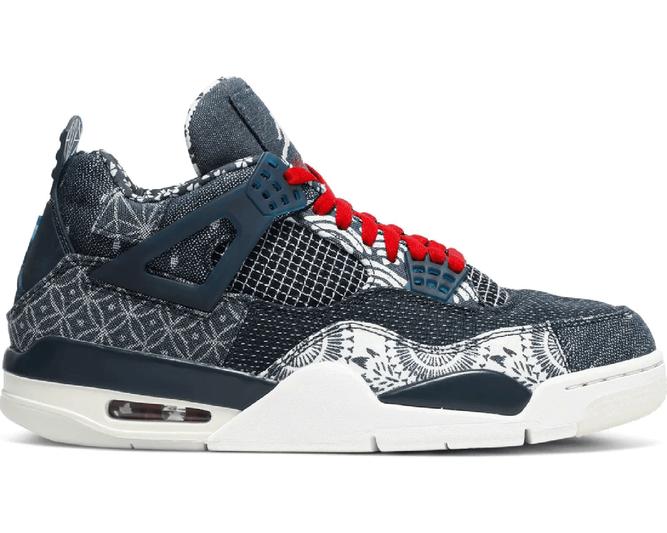 Air Jordan 4 Retro SE 'Sashiko' sneaker product image 4 | Foot Spikes