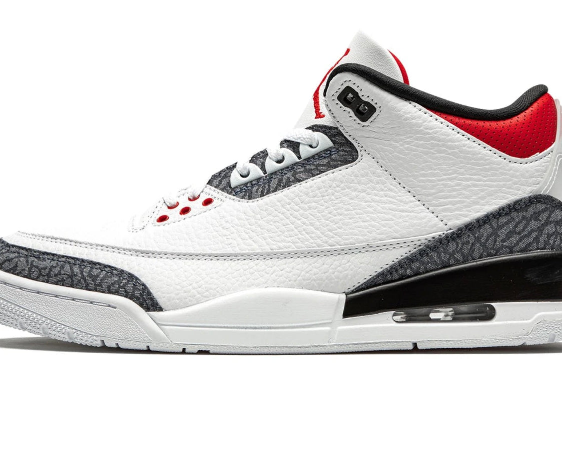 Air Jordan 3 Retro SE DNM "Fire Red Denim" sneaker product image 1 | Foot Spikes
