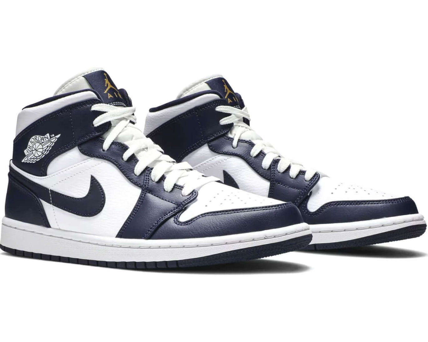 Air Jordan 1 Mid 'Obsidian' sneaker product image 4 | Foot Spikes