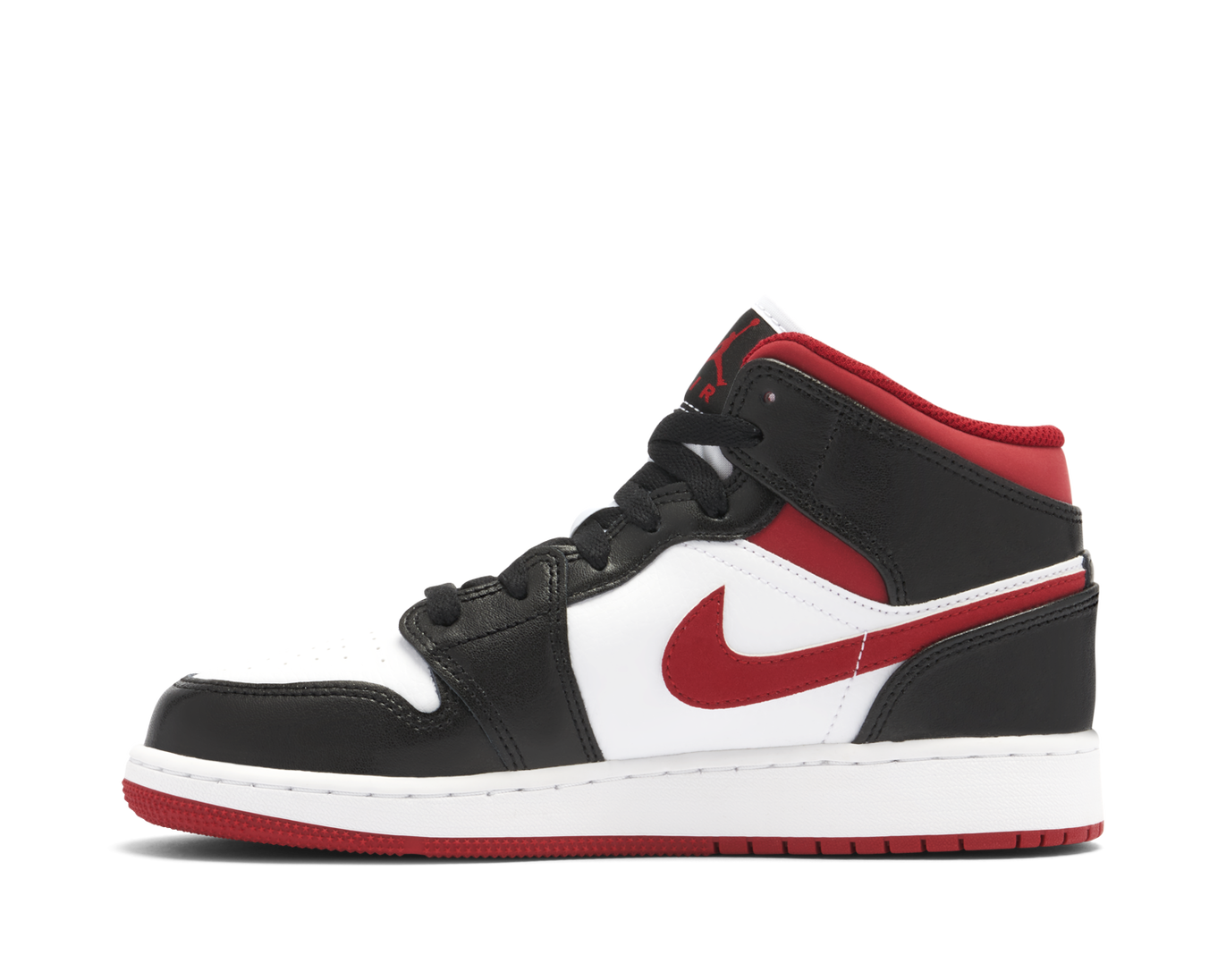 Air Jordan 1 Mid Gym Red Black White (GS) sneaker product image 1 | Foot Spikes