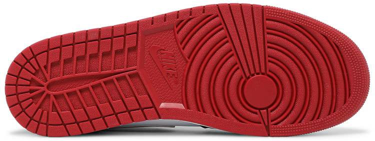 Air Jordan 1 Mid Gym Red Black sneaker product image 2 | Foot Spikes
