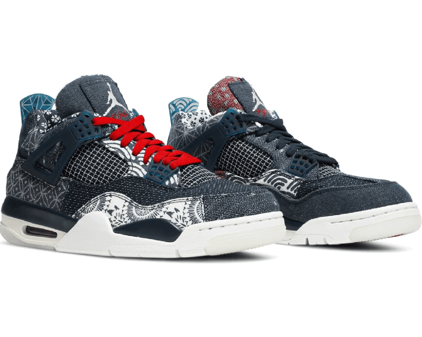 Air Jordan 4 Retro SE 'Sashiko' sneaker product image 3 | Foot Spikes