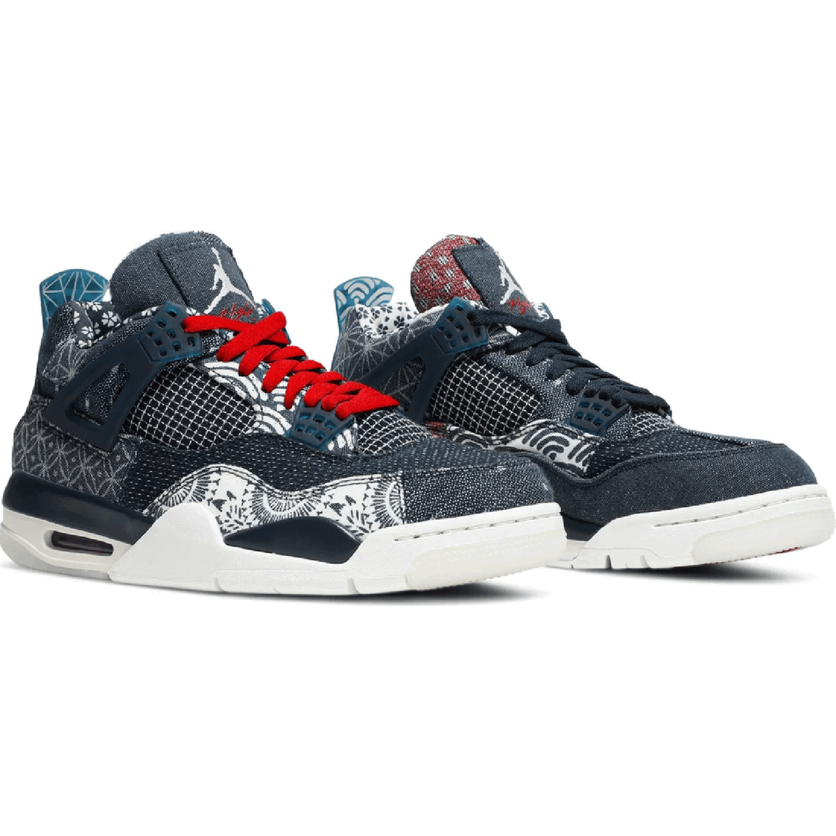Air Jordan 4 Retro SE 'Sashiko' sneaker product image 3 | Foot Spikes