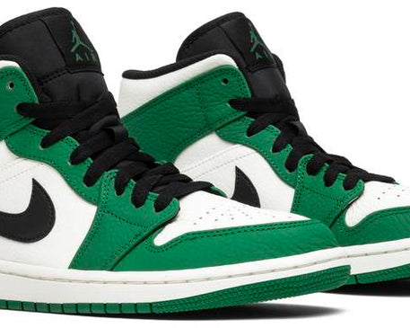 Air Jordan 1 Mid SE 'Pine Green' sneaker product image 4 | Foot Spikes