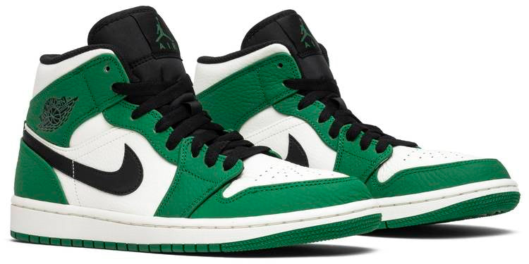 Air Jordan 1 Mid SE 'Pine Green' sneaker product image 4 | Foot Spikes