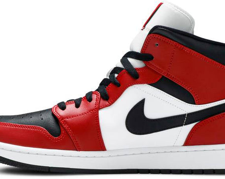Air Jordan 1 Mid 'Chicago Black Toe' sneaker product image 1 | Foot Spikes