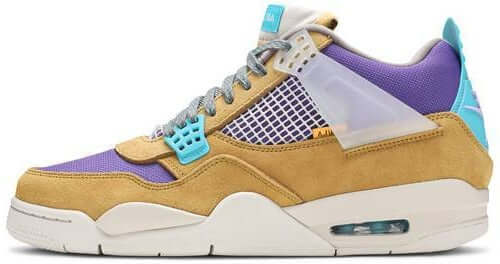 Air Jordan 4 Retro Union Desert Moss sneaker product image 2 | Foot Spikes