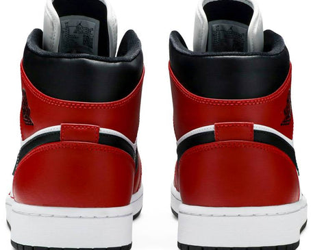 Air Jordan 1 Mid 'Chicago Black Toe' sneaker product image 3 | Foot Spikes