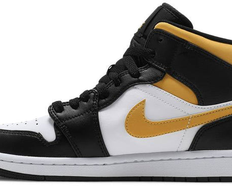 Air Jordan 1 Mid 'Black University Gold' sneaker product image 1 | Foot Spikes