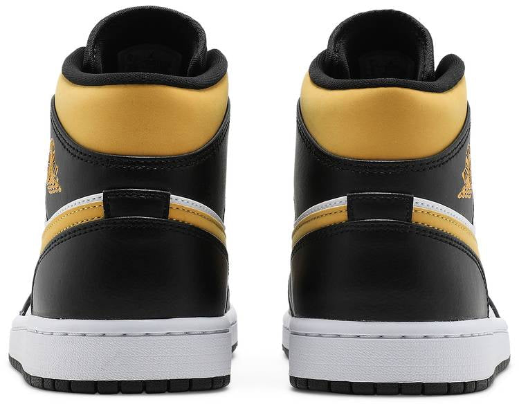 Air Jordan 1 Mid 'Black University Gold' sneaker product image 3 | Foot Spikes