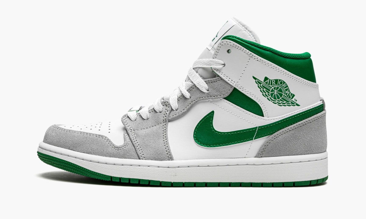 Air Jordan 1 Mid 'Grey Green' sneaker product image 1 | Foot Spikes