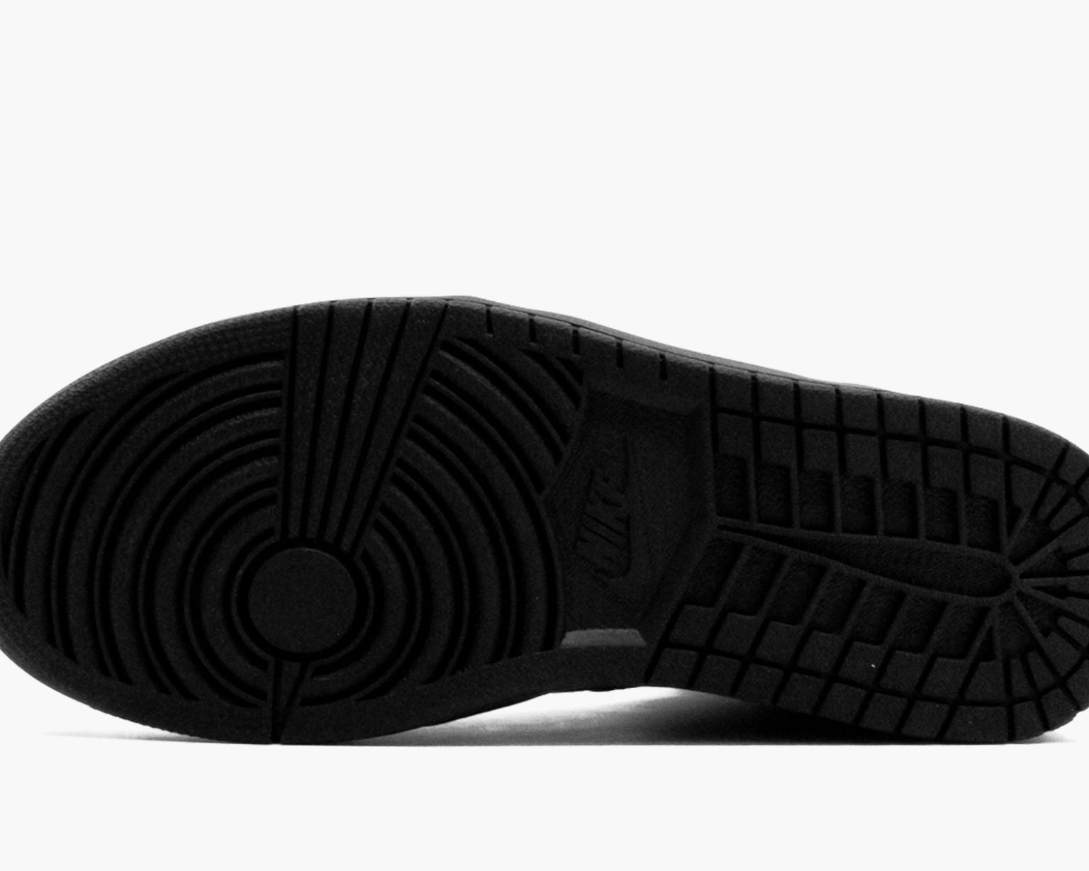 Air Jordan 1 Mid GS 'Triple Black' sneaker product image 2 | Foot Spikes