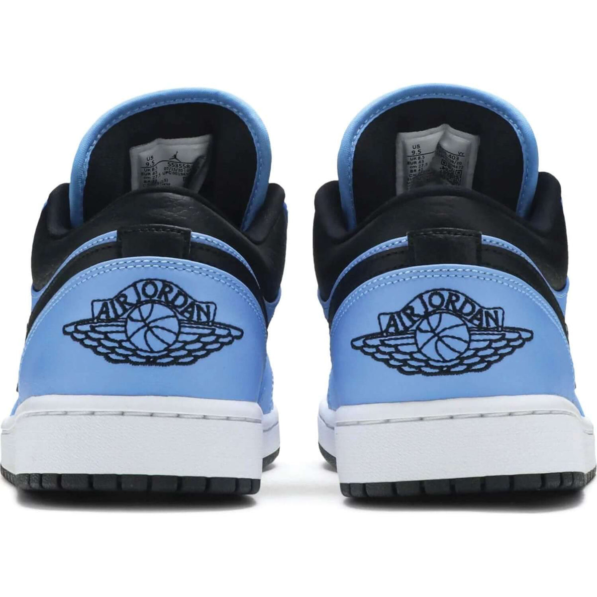 Air Jordan 1 Low 'University Blue Black' sneaker product image 3 | Foot Spikes