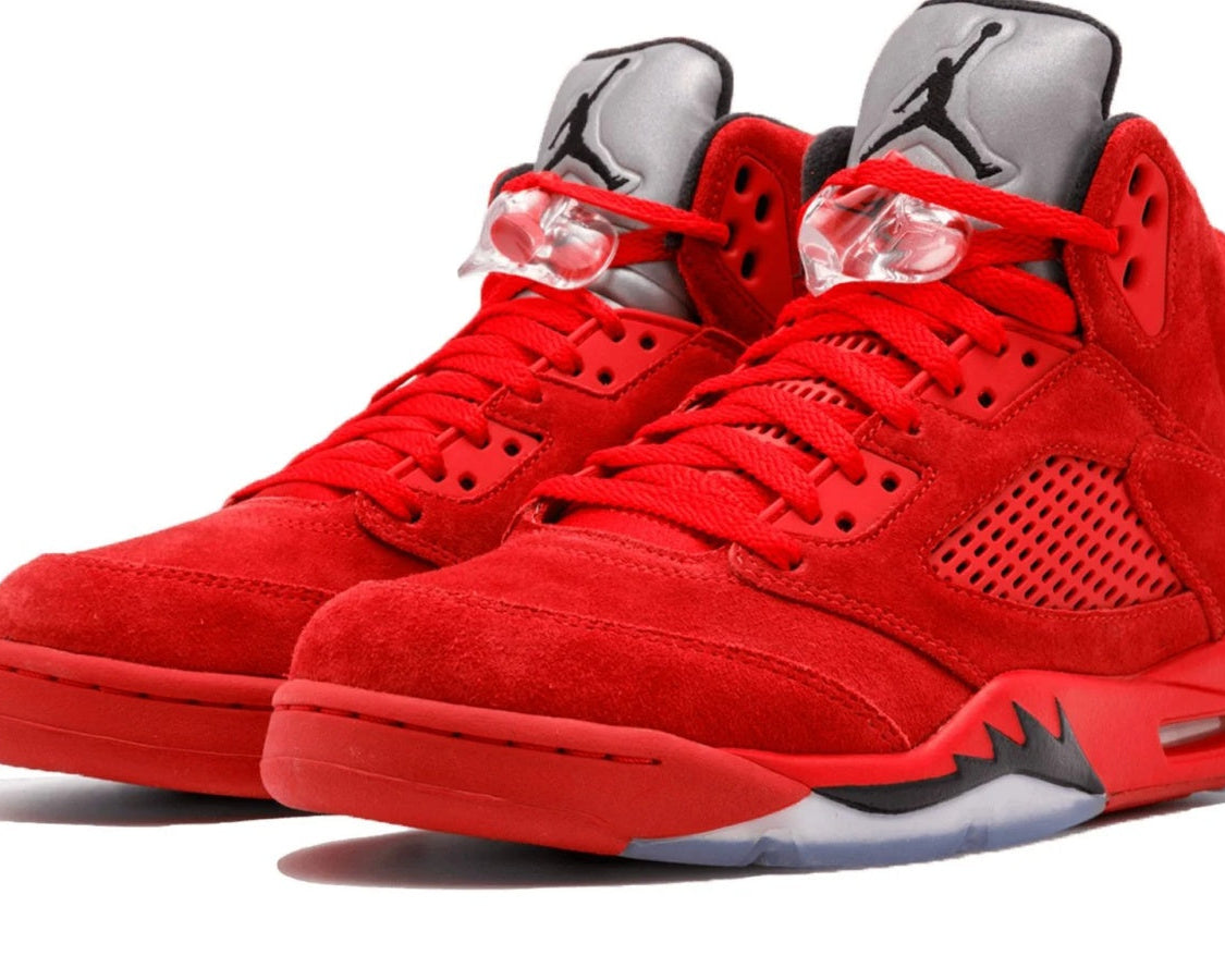 Air Jordan 5 Retro "Red Suede" sneaker product image 2 | Foot Spikes