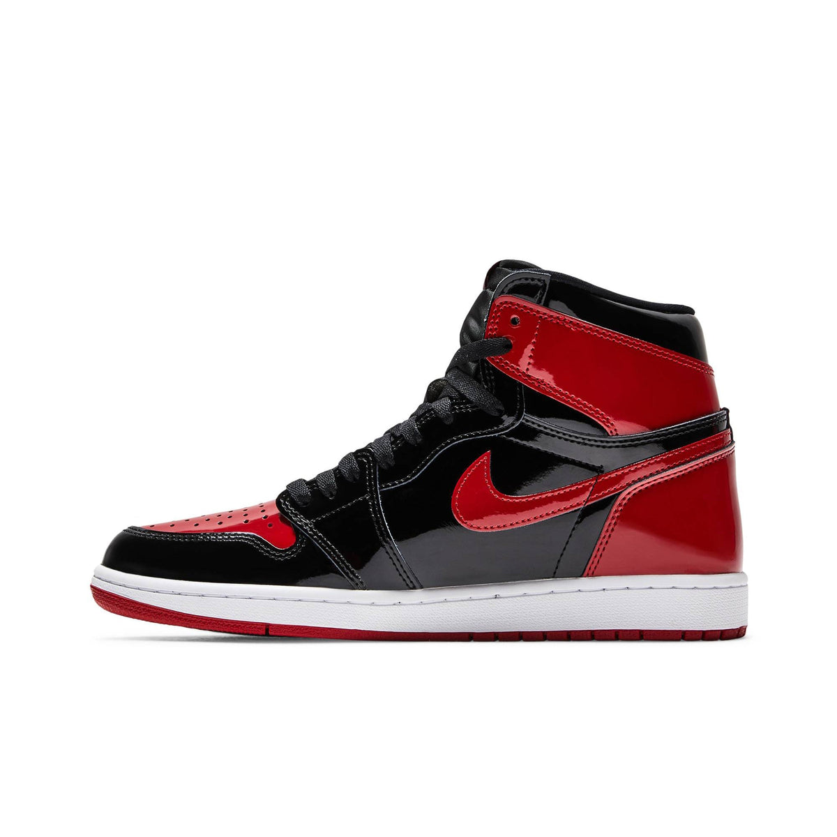 Air Jordan 1 Retro High OG 'Patent Bred' sneaker product image 1 | Foot Spikes