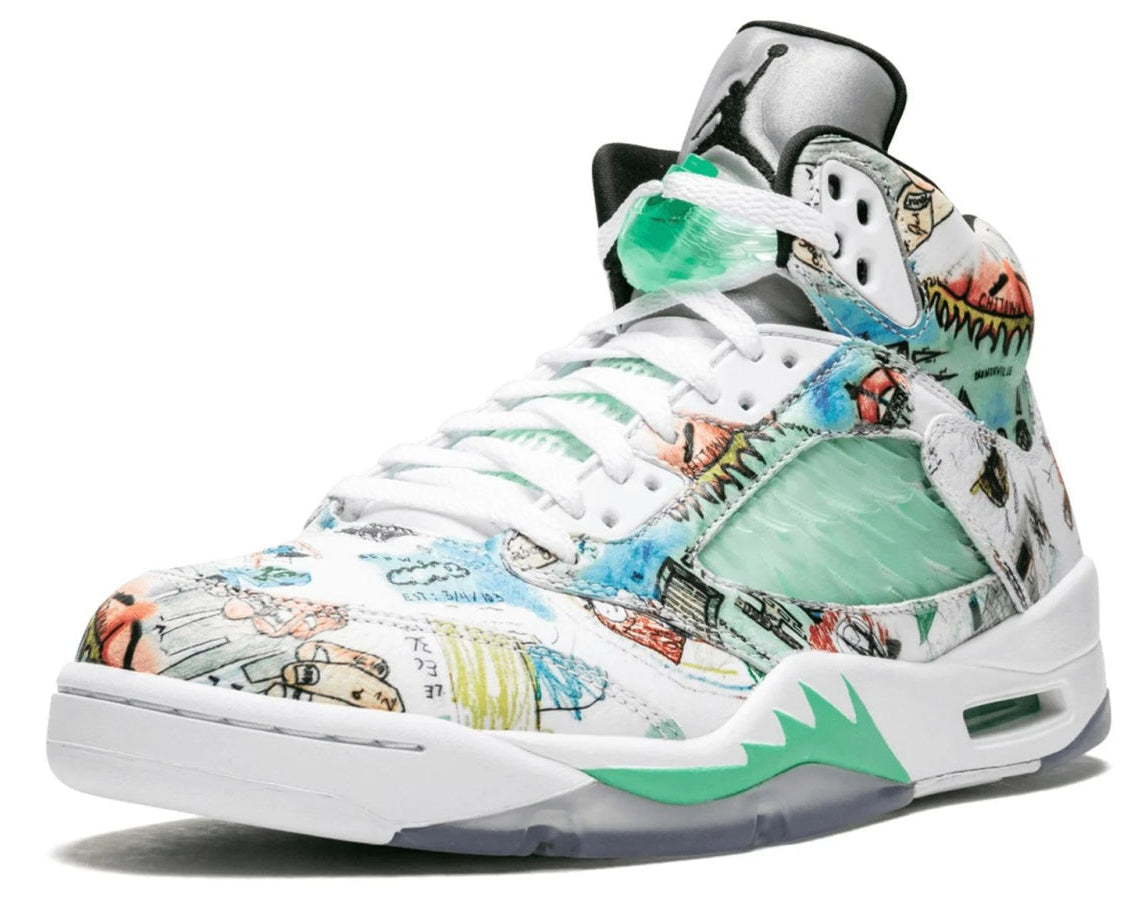 Air Jordan 5 Retro "WINGS" sneaker product image 3 | Foot Spikes