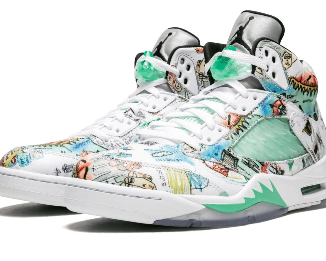 Air Jordan 5 Retro "WINGS" sneaker product image 2 | Foot Spikes